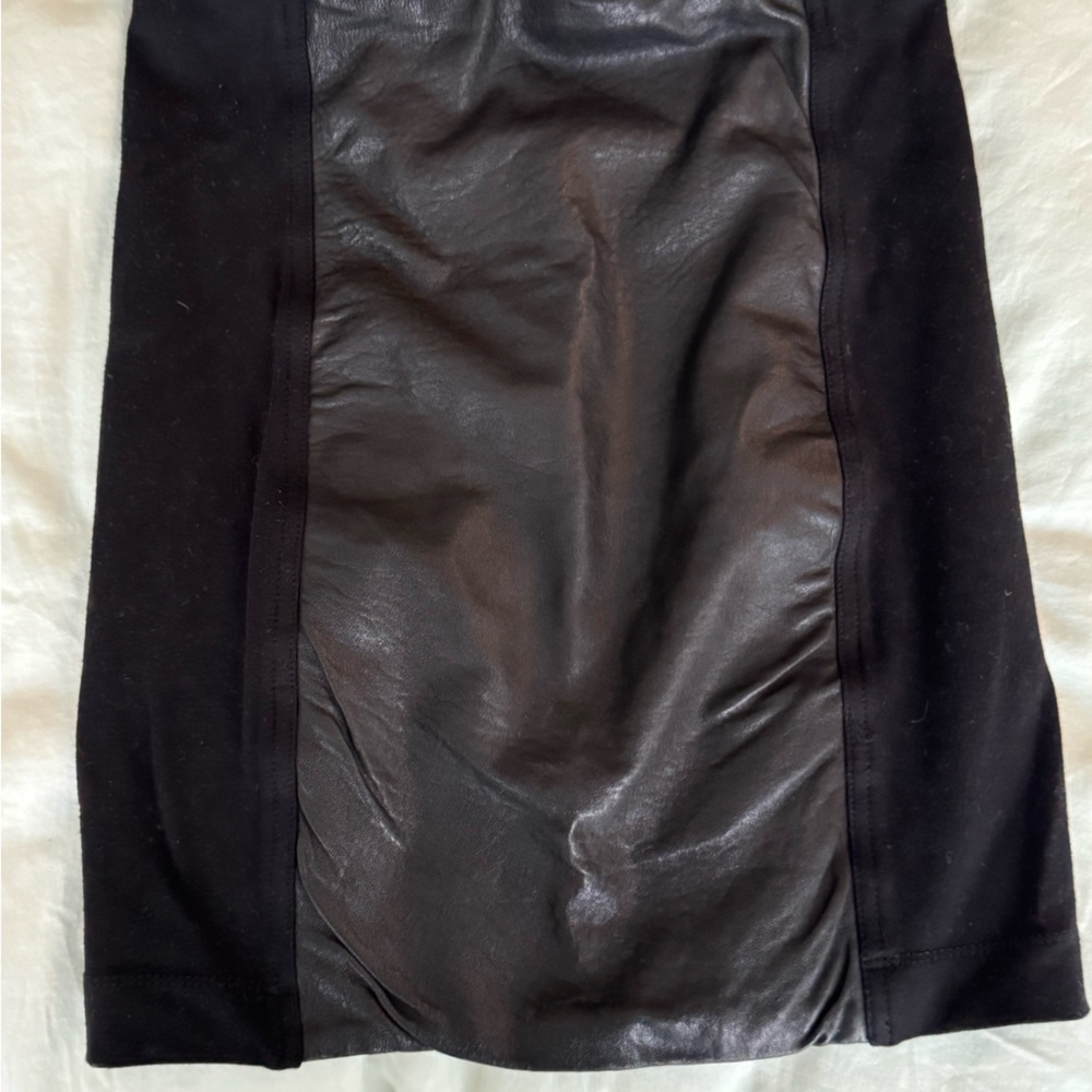 Theory leather skirt